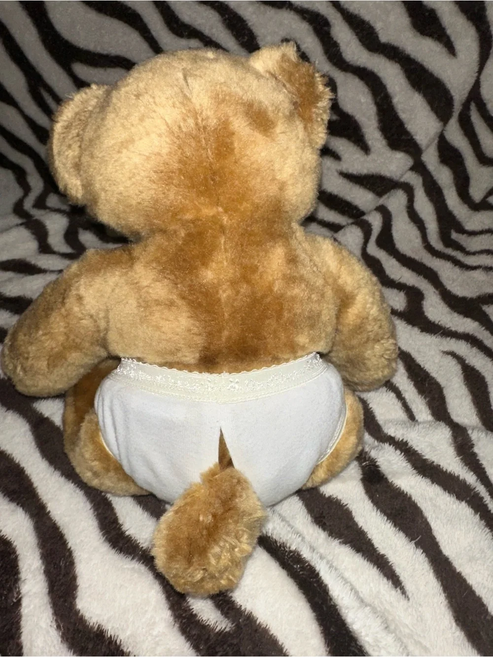 Vintage Build-A-Bear Butterscotch Plush Teddy Bear